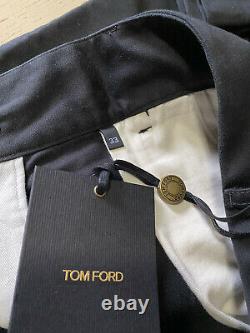 NWT $995 Tom Ford Mens Pants Black 33 US (Measured 34) (50 Eu) Italy