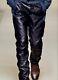 Nwt Authentic Bottega Veneta Men's Leather And Denim Pants Size 52, Italy $5300