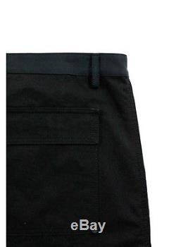 NWT BALENCIAGA Men's Blue Black Cotton Cargo Trousers Pants IT Sz 48 $765 1207