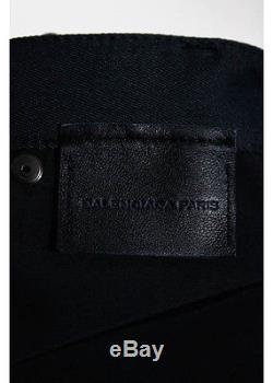 NWT BALENCIAGA Men's Blue Black Cotton Cargo Trousers Pants IT Sz 48 $765 1207