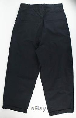 NWT CRAIG GREEN Black Cotton Blend'Tailored Pyjama' Casual Pants Size M $595