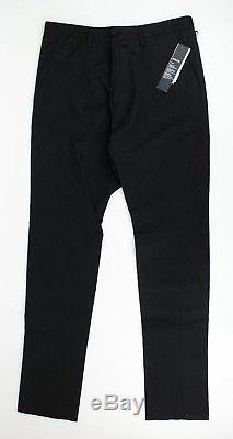 NWT JULIUS 7 Black Skinny Woven Pants Size M $470