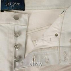 NWT LOST DAZE Multi'Car Crash' Loose Skinny Jeans Pants Size 31 $750