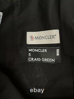 NWT Moncler Genius 5 Craig Green Men Cotton Trousers Black 48 (EU)/ 32 (US)