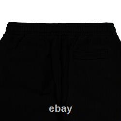 NWT OFF WHITE c/o VIRGIL ABLOH Black Disrupted Logo Crop Sweatpants Size XL $615
