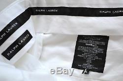 NWT RALPH LAUREN Black Label 30 X unhemmed white linen pants slacks mens beach