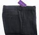 Nwt Ralph Lauren Purple Label Black 100% Linen Straight Leg Dress Pants 32