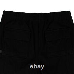 NWT RICK OWENS Black Cargo Jogger Pants Size XL/54 $1120