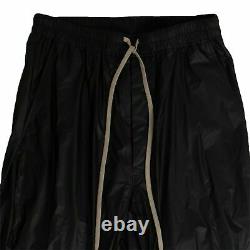 NWT RICK OWENS Black Dropped Crotch Drawstring Track Pants Size L/52 $1000