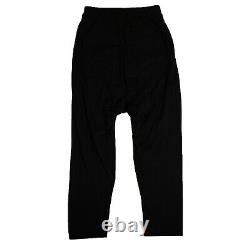 NWT RICK OWENS x DRKSHDW Black Cotton Drawstring Cargo Pants Size XL $623
