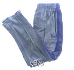 Needles Track Pants Size Medium Purple And Grey Very Rare