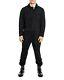 New $899 Sean John Collection Black Genuine Suede Zip Coverall Jumpsuit Size L