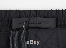 New. ALEXANDER WANG Black Polyester Casual Pants Size 48/32 $545