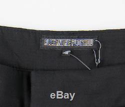 New. ALEXANDRE PLOKHOV Black Cotton Casual Pants Size 48/32 Waist 35.5 $550