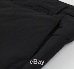 New. ALEXANDRE PLOKHOV Black Cotton Casual Pants Size 52/36 $550