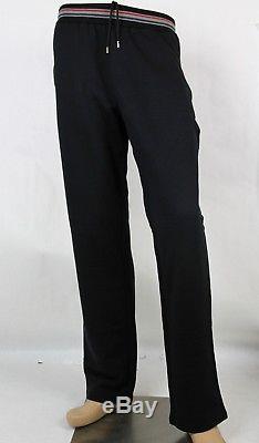New Authentic Gucci Men's Black Sweat Pants withweb Detail 322974 1283