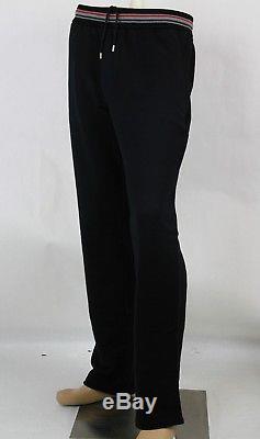 New Authentic Gucci Men's Black Sweat Pants withweb Detail 322974 1283