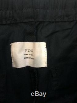 New Fog Fear Of God Pacsun 2 Two Drawstring Pants Joggers Black Small 1062 H