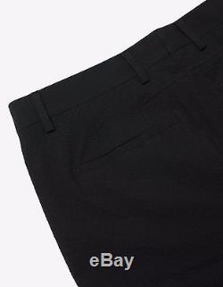 New GIVENCHY Black Seersucker Cotton Trousers RRP £535 BNWT