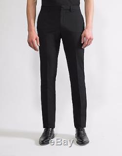 New GIVENCHY Black Seersucker Cotton Trousers RRP £535 BNWT