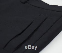 New. GIVENCHY Black Wool Dress Pants Size 48/32 Waist 33 $550