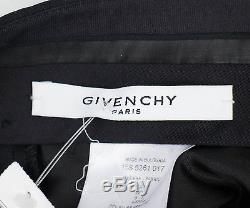 New. GIVENCHY Black Wool Dress Pants Size 48/32 Waist 33 $550