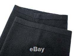 New KITON Solid Black Handmade 100% Cashmere Joggers Pants 50 / 34 NWT $1995