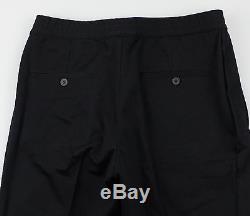 New. LANVIN Black Cotton Sweatpants Pants Size 50/34 Waist 31 $745