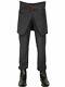 New Maison Martin Margiela Mens Black Blazer Hem Kilt Skirt With Leather Belt