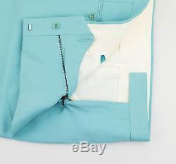 New. RALPH LAUREN BLACK LABEL Blue Linen Blend Casual Pants 48/32 Waist 33 $395
