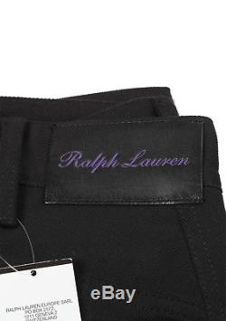 New Ralph Lauren Purple Label Black Cargo Moto Jeans Size 50 / 34 U. S. Pants