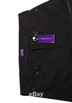 New Ralph Lauren Purple Label Black Cargo Moto Jeans Size 50 / 34 U. S. Pants