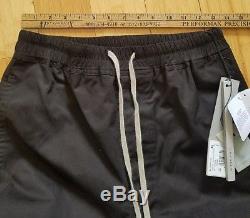 New Rick Owens Men's Pantaloni- Drawstring Astaires Cotton Pants Sz 46/fit Small