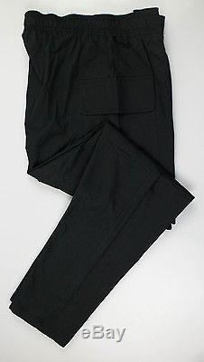 New. SILENT By DAMIR DOMA Black Cotton Casual Pants Size Medium $385