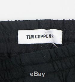 New. TIM COPPENS Black Cotton Blend Sweatpants Pants Size L $495