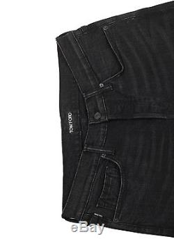 New TOM FORD Black Slim Fit Jeans TFD001 Size 46 / 30 U. S. Pants