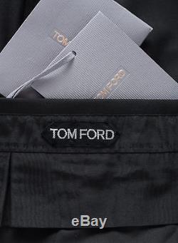 New TOM FORD Black Tuxedo pants Lightweight Wool 38 US/54 IT $1290 NWT