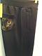 New Versace Jeans Mens Jogger Pant Black With Gold Logo, M Lose Fit