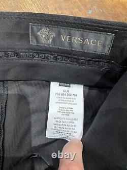 New With Tags Versace Black Trousers Size 50