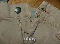 New Wot Canali Casual 5 Pockets Pants Size 38 X 35 Made In Italy Beige #270