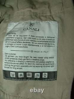 New Wot Canali Casual 5 Pockets Pants Size 38 X 35 Made In Italy Beige #270