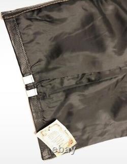 New chaps Mens Black Leather Trousers One Size