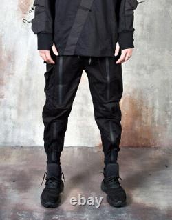 NewStylish Multiple long line zipper banded pants