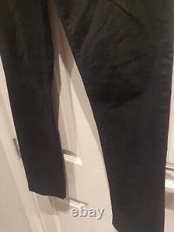 Next Black Stretch Chino Jean Trousers 30R Skinny Slim Used Free UK Delivery