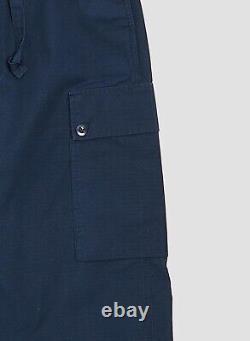 Nigel Cabourn Cotton Ripstop Dutch Pants Trousers in Black Navy Size 38 W 38