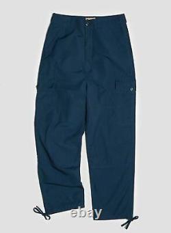 Nigel Cabourn Piped Pants Trousers in Black Navy Ripstop Size 30 W 30