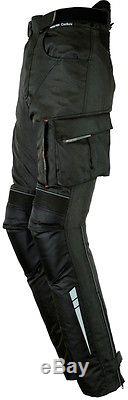 Night Viz Mens Ce Armor Winter Motorbike Motorcycle Textile Jacket Trousers Suit