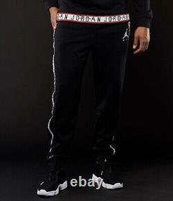 Nike Air Jordan HBR Tracksuit Sz XL Black White Crimson New AR2252 010