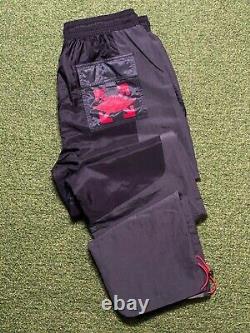 Nike Air Jordan X Off White Woven Pant Black Red Medium Bnwt Cv0543-010