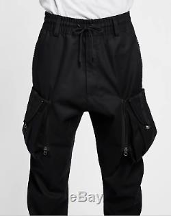 Nike NikeLab ACG Cargo Pants Black Volt New Men's 2XL AQ3524-010